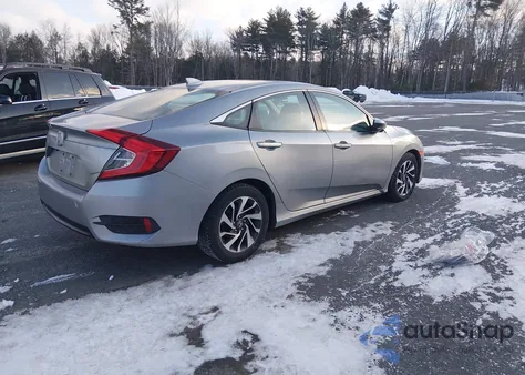 2018 Honda Civic Ex from USA, damaged, VIN 2HGFC2F78JH529955